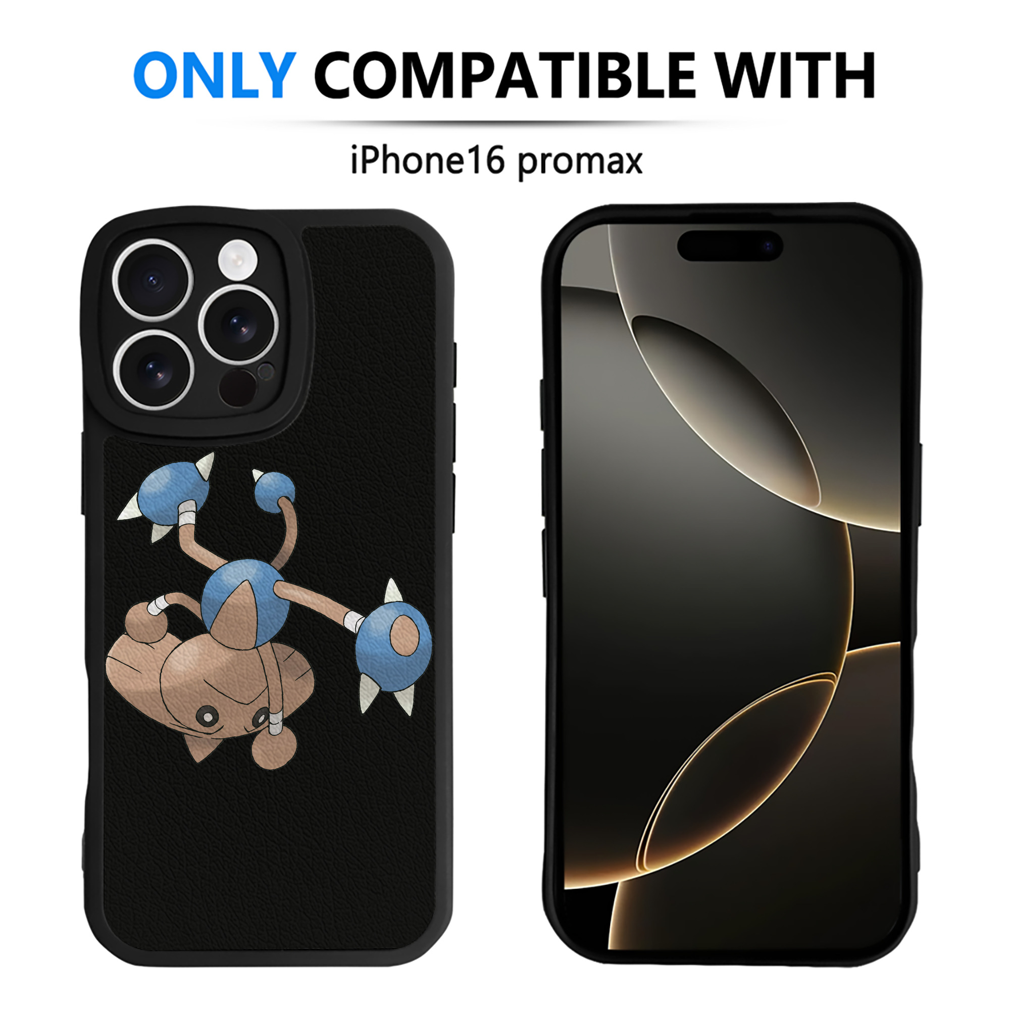 （画像用） ポケットモンスター Pokémon 【iPhone 16シリーズ対応】シリコンスマホケース（レザー調） 材質：シリコン
